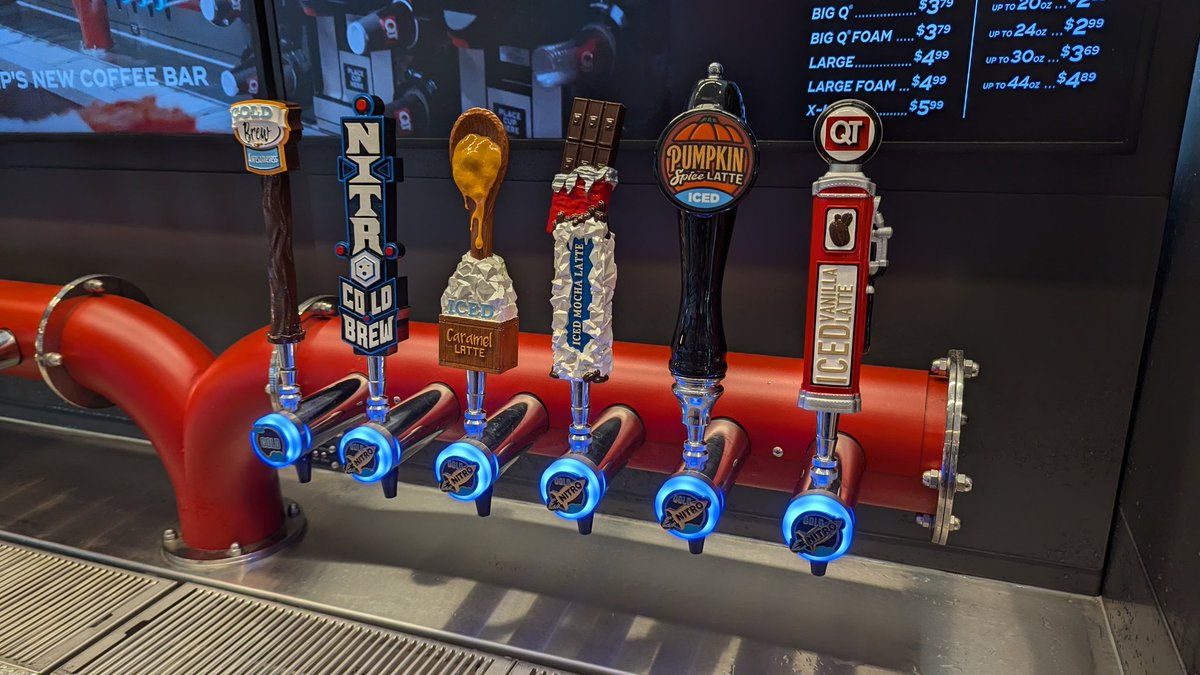 KerseyFabs's tweet image. Nice job on this cold brew station @QuikTrip ! I really like the flavors and the aesthetic is killer!