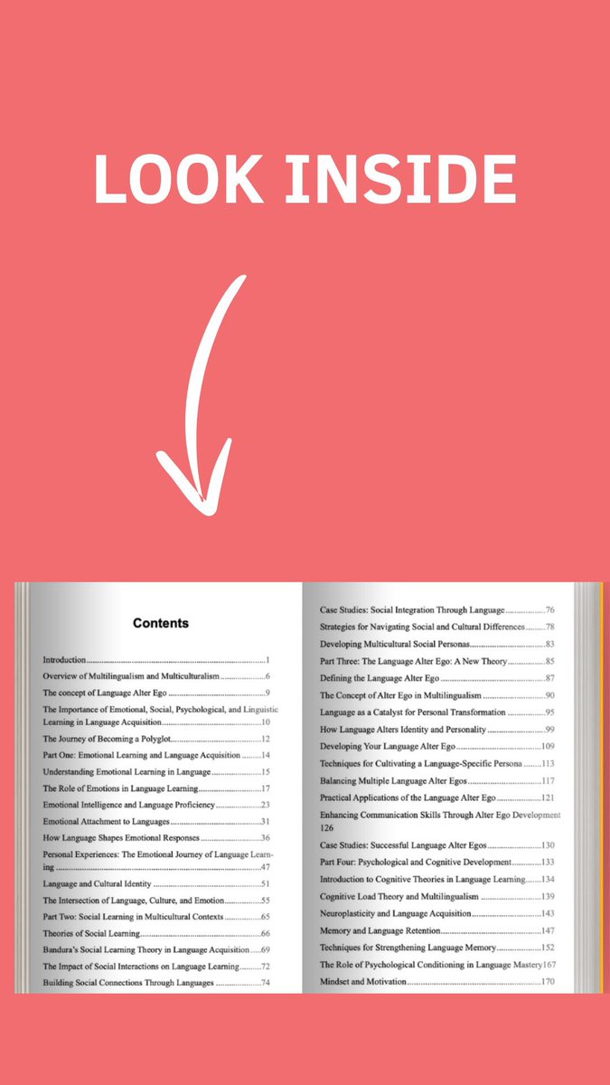 matvekav's tweet image. 📢 First Book Release! 🎉
I’m thrilled to announce the launch of my book in English: Unlocking Language Alter Ego: Emotional, Social, and Cognitive Pathways to Polyglot Mastery!
#languagelearning #bookrelease #polyglottips #learningtips #multilingualism