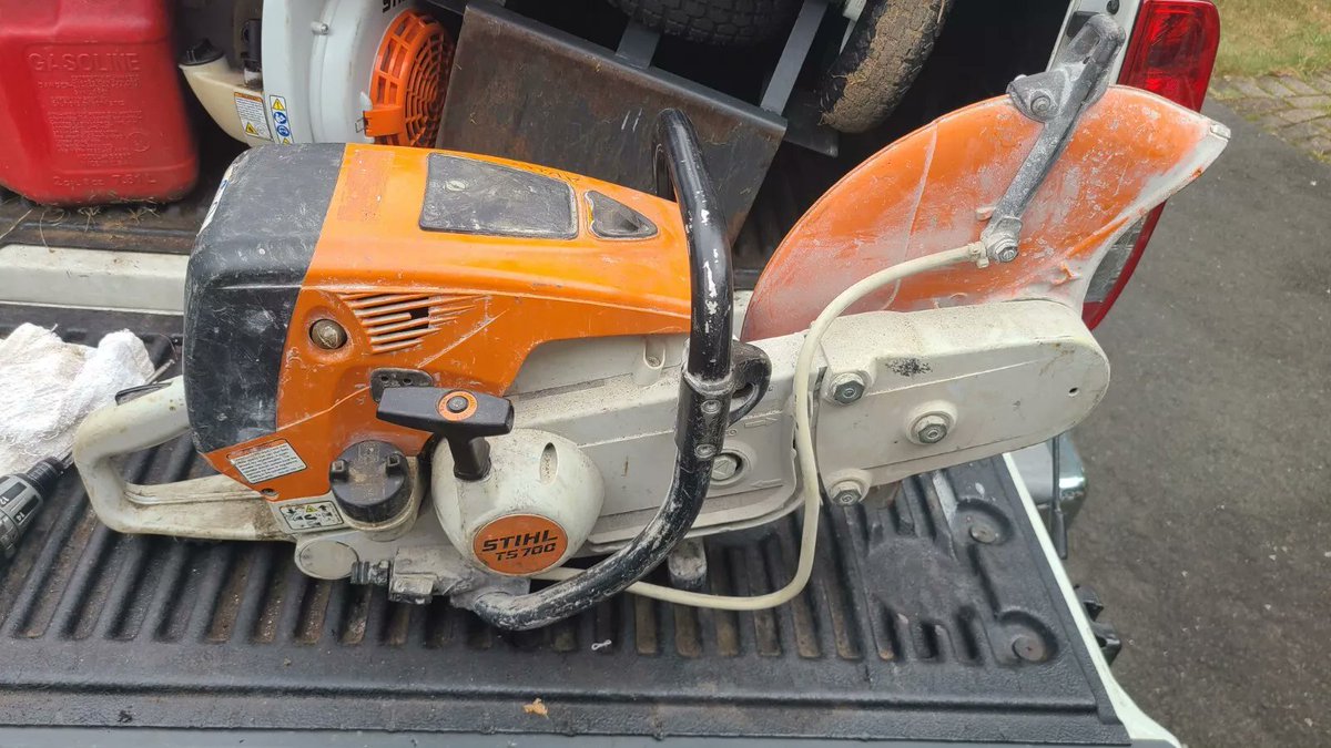 barrettengine's tweet image. Stihl TS700 Gas Concrete Cut-Off Saw (For Parts or Repair )
🛒Bid ➡️ ebay.com/itm/2861064975… 
#Stihl #PowerCutter #ad