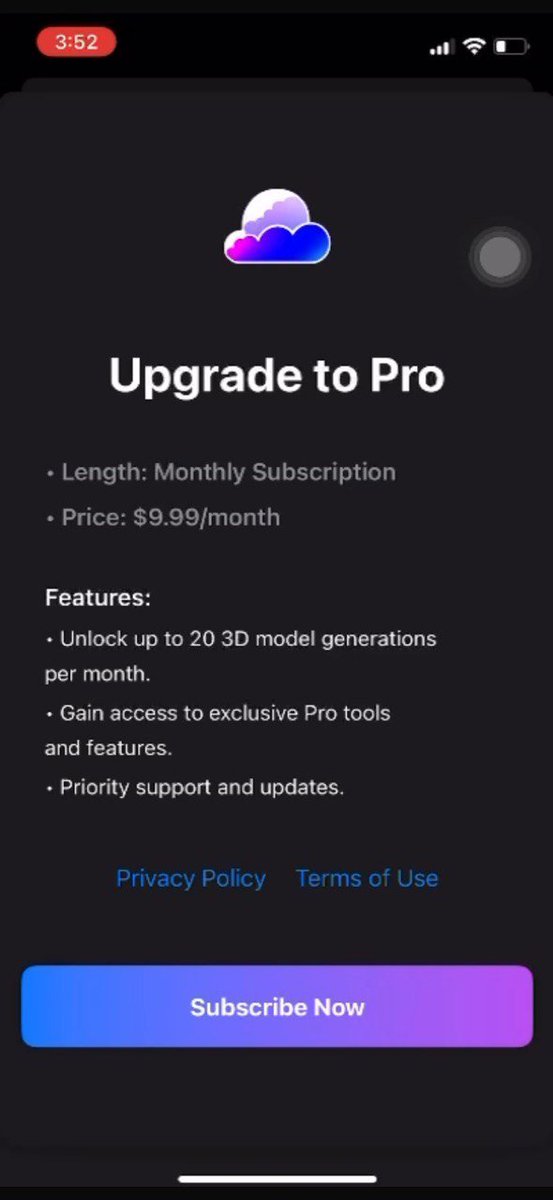 uploadtoken's tweet photo. Upload3D 1.5.1 is live!
Now you can create assets with AI support! Update the app from the App Store, head to the profile section, and subscribe to Pro for just $10/month to unlock exclusive tools! to celebrate our new feature, create the first three prompts without being a pro member!

https://t.co/tIBVm9DuTt

#RWA #ETH #Ethereum #3DScan #UPLOAD #Tokenization  #3DModeling  #DigitalAssets #Blockchain #Crypto