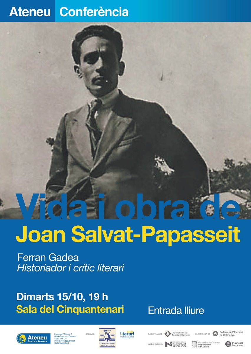 Centre d'Estudis Santjustencs (@cesantjustencs) on Twitter photo 