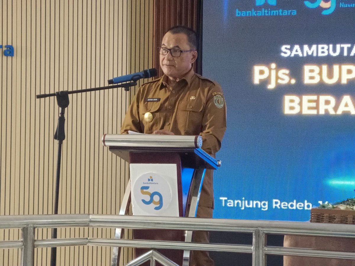 Trd0902's tweet photo. Pendim0902BERAU - Pada kesempatan yang penuh makna ini, Danramil 06/Kelay Kapten Arm Joko Wakili Dandim 0902/Bru, hadir dalam acara syukuran HUT ke-59 Bank Kaltimtara, bertempat di Lt. 2 Gedung Bank Kaltimtara Jl. Pemuda Kec. Tanjung Redeb Kab Berau. Senin (14/10/2024). https://t.co/D6BYhPSLkI