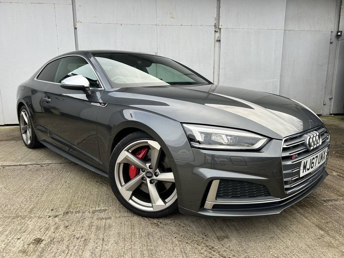 UsedBerkshire's tweet photo. This stunning 2017'67 Audi S5 3.0TFSi Coupe finished in Daytona Grey Pearl is now all ready for sale 😀
See more at  https://t.co/ggyPfeixFc via @YouTube https://t.co/CrT1O0Zw5S