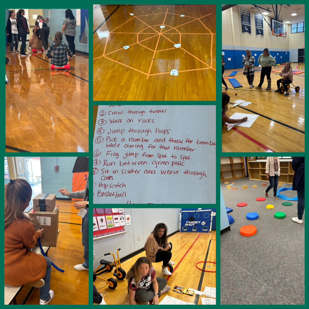 HowellTwpNewbry's tweet photo. Ultimate Gross Motor Space Challenge-READY, SET…GO! 
Our cohorts worked with their teams to design spaces to support our young learners reach their gross motor developmental milestones. Throwing, balancing, hopping, galloping-loads of fun in store! #HTPStalentteams  #HTPSelc https://t.co/qb0ianoPSG