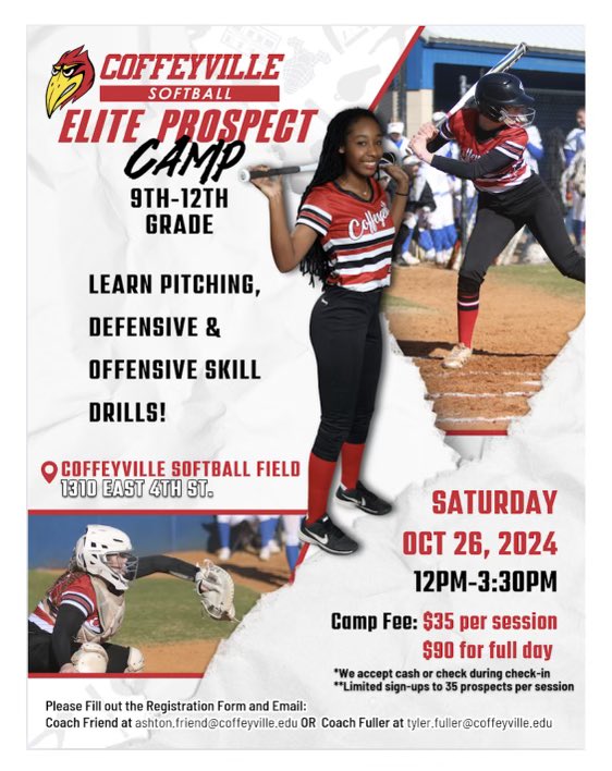 We are excited to announce our fall prospect camp! Sign up by emailing Coach Friend or Coach Fuller to reserve your spot today! We hope to see you out there!! #RavenNation