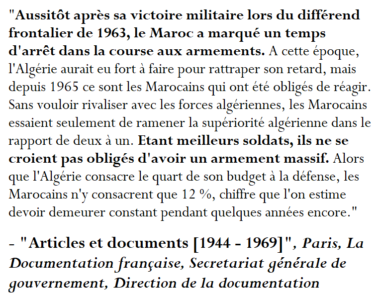 reIegacion's tweet photo. 🔴 Devoir de mémoire.

Il y a 61 ans, l'Algérie (soutenue par Cuba et l'Egypte de Nasser) attaquait lâchement le Maroc - mais finissait par subir une défaite humiliante que ses généraux n'ont toujours pas digérée !!

#GuerreDesSables #Maroc #Algerie https://t.co/GAX40KYqvG