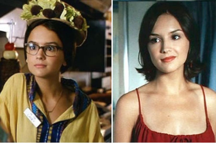 Me at work with glasses vs me at work with contacts