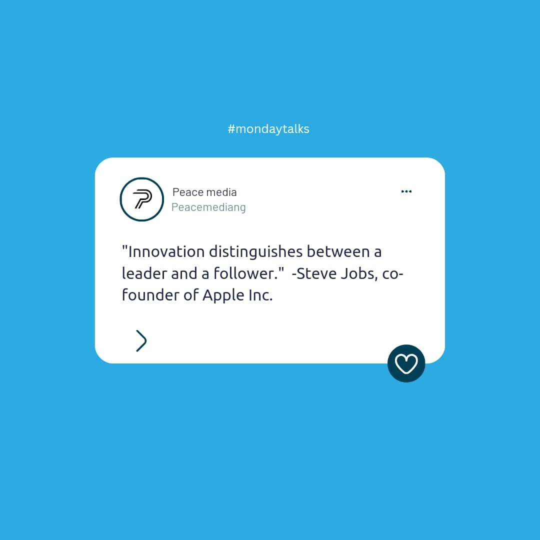 PeacemediaNG's tweet image. #Mondaytalks #MondayMotivaton