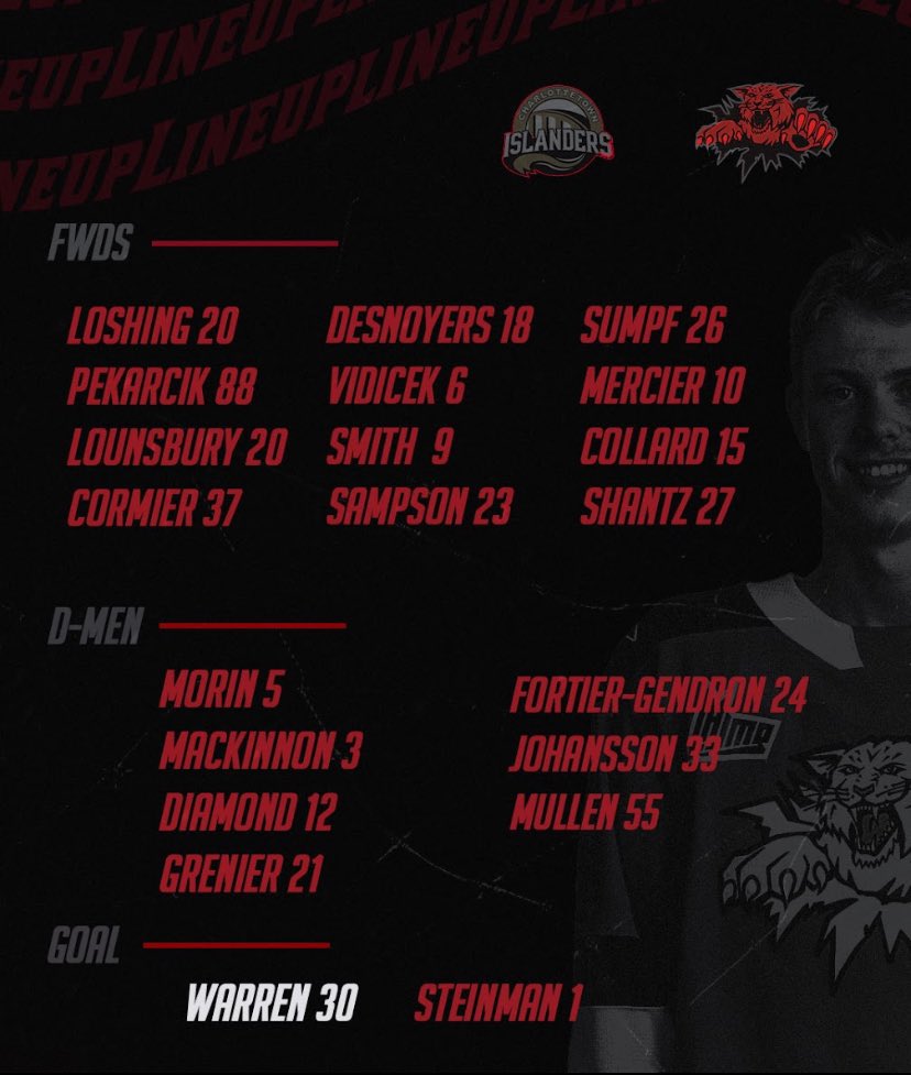 MonctonWildcast's tweet photo. Thanksgiving β«οΈπ΄ lineup
#ANewEra #DefendTheDen #JGS #JoinTheHunt #CHAvsMON https://t.co/JH7ydEXdxr
