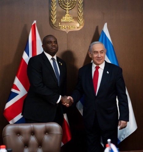 David Lammy has just announced sanctions against Iran 🇮🇷 in reply to the ballistic missile attack on 1st October.

That attack caused one fatality- of a Palestinian in Gaza 🇵🇸

History will condemn Starmer and Lammy 🇬🇧 as being on the side of a genocidal monster in Netanyahu 🇮🇱