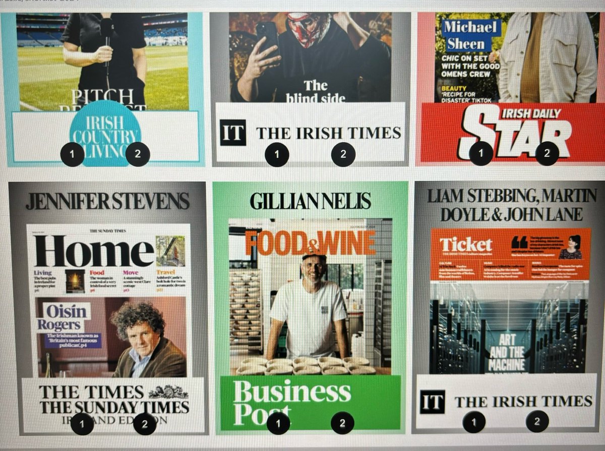Immensely proud that the magazine I edited for two years, HOME in the Sunday Times, is shortlisted for an Irish Journalism Award and that so many of my former colleagues in the <a href="/ST__Ireland/">The Sunday Times Ireland</a>  and my new colleagues in the <a href="/IrishTimes/">The Irish Times</a> are being celebrated for their excellent work.