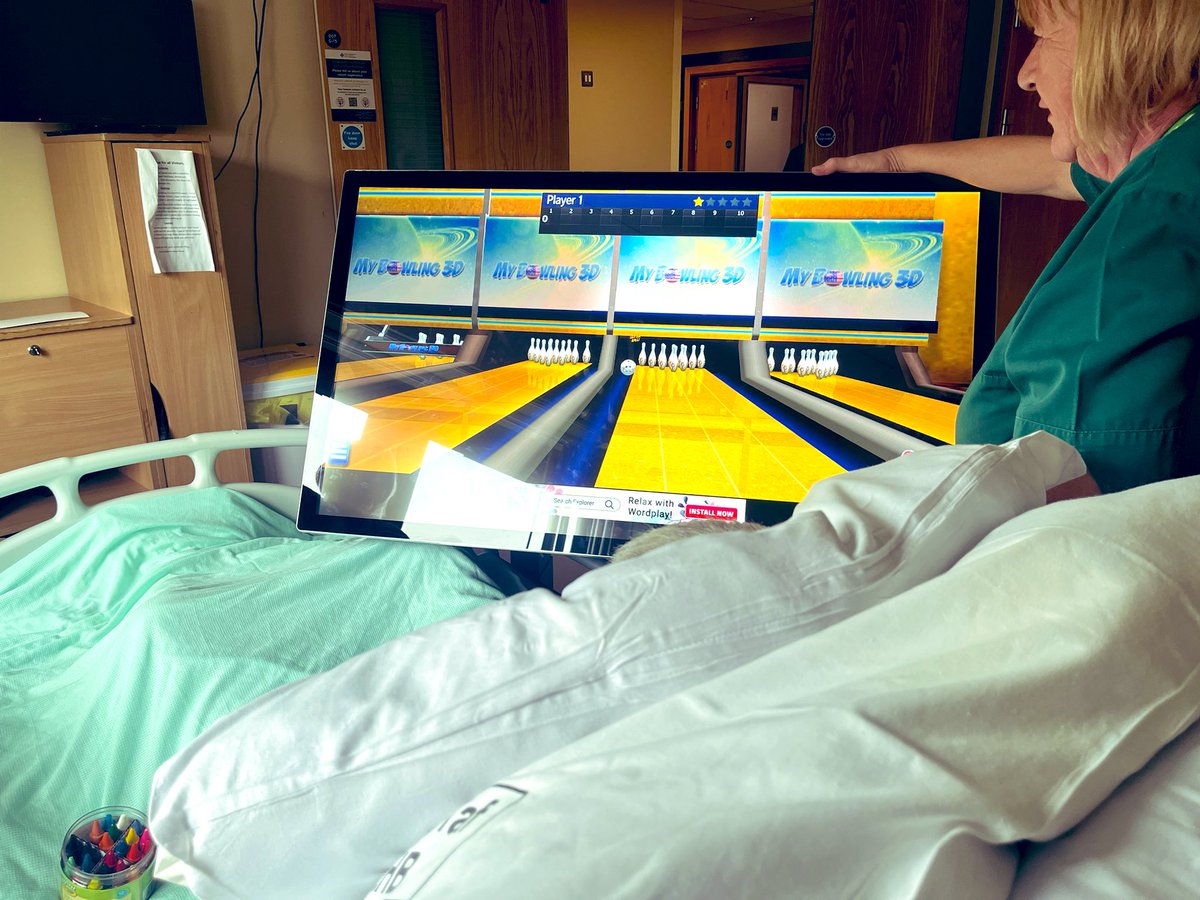 Zara Jenkins (@zarajenks) on Twitter photo It’s fab that our patients on Elizabeth Ward have use of the interactive touch table provided by <a href="/CAV_PETeam/">Patient Experience Team</a>. This particular pt enjoys drawing & used to captain his local skittles team. Seemed only right that he showed us some his tricks! 🎨🎳! <a href="/EshelSusan/">Susan Eshel 💙</a> <a href="/ruthmeowens/">Ruth</a> It’s fab that our patients on Elizabeth Ward have use of the interactive touch table provided by <a href="/CAV_PETeam/">Patient Experience Team</a>. This particular pt enjoys drawing & used to captain his local skittles team. Seemed only right that he showed us some his tricks! 🎨🎳! <a href="/EshelSusan/">Susan Eshel 💙</a> <a href="/ruthmeowens/">Ruth</a>