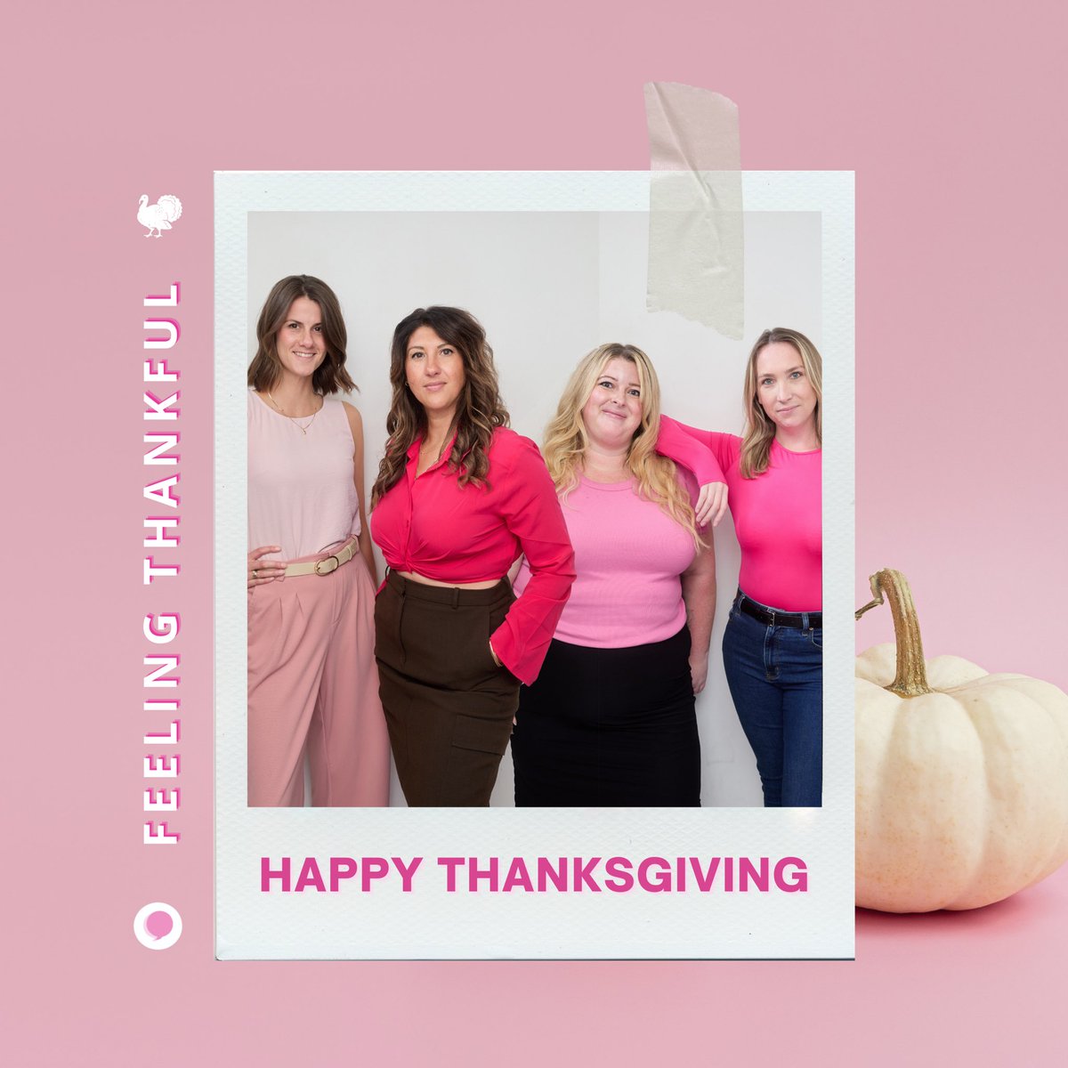 We're thankful for many things, but this year we're especially grateful to be able to share such unique stories on behalf of our clients. We're also thankful for the incredible team at #Bubblegum. What are you grateful for this year?
#HappyThanksgiving