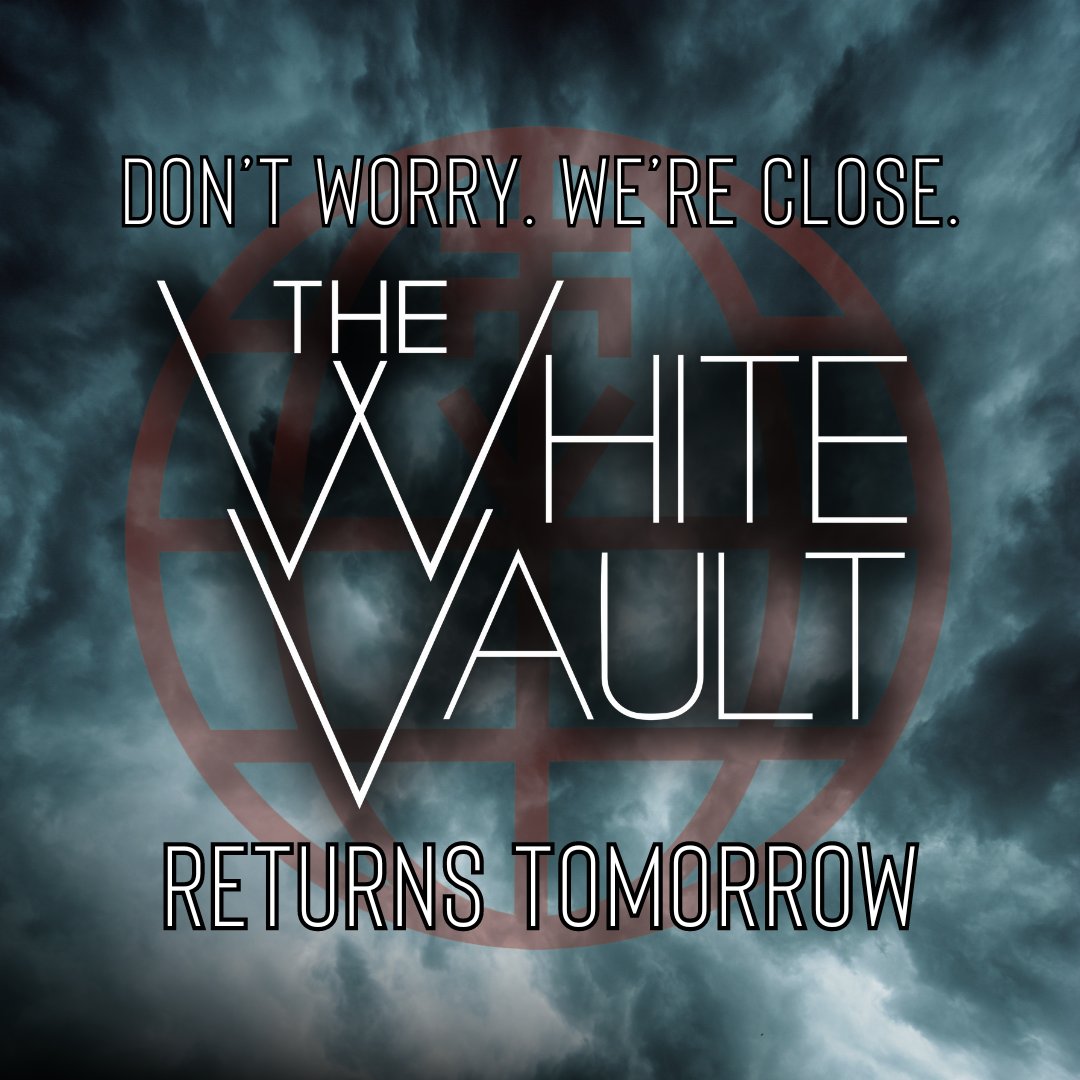 Just outside the door . . .