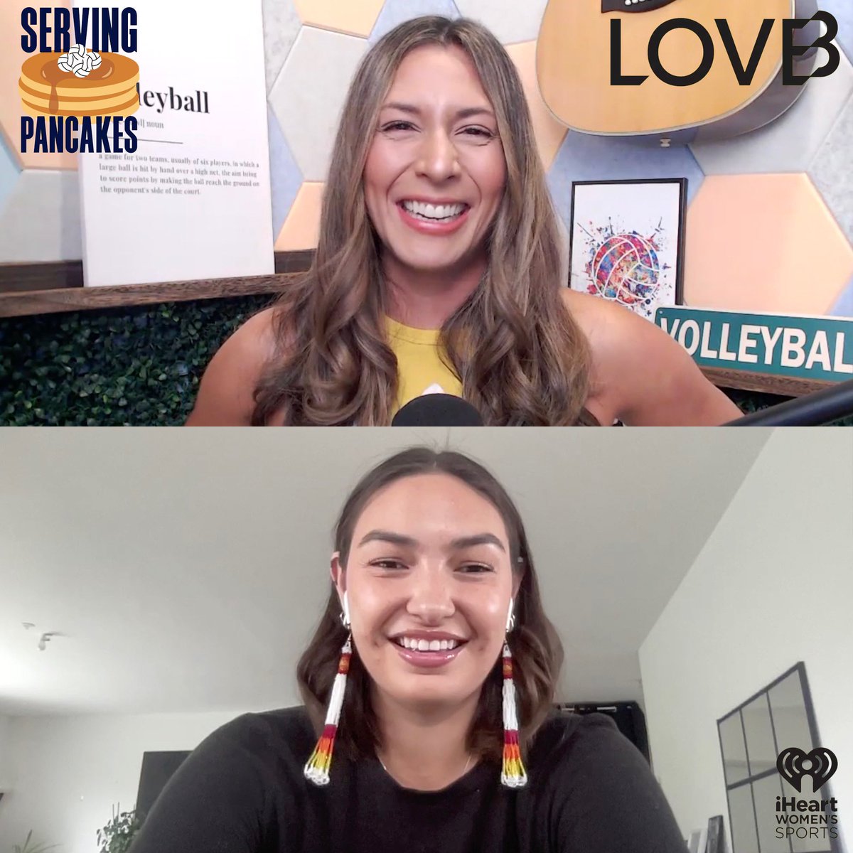 In honor of Indigenous People’s Day, we have <a href="/SchadLauren/">Lauren Schad</a>, former <a href="/uofsandiego/">USD</a> vball player and member of the Cheyenne River Lakota Tribe, on #ServingPancakes! Lauren talks about her vball career while sharing how her community has supported her and more:

podcasts.apple.com/us/podcast/ser…