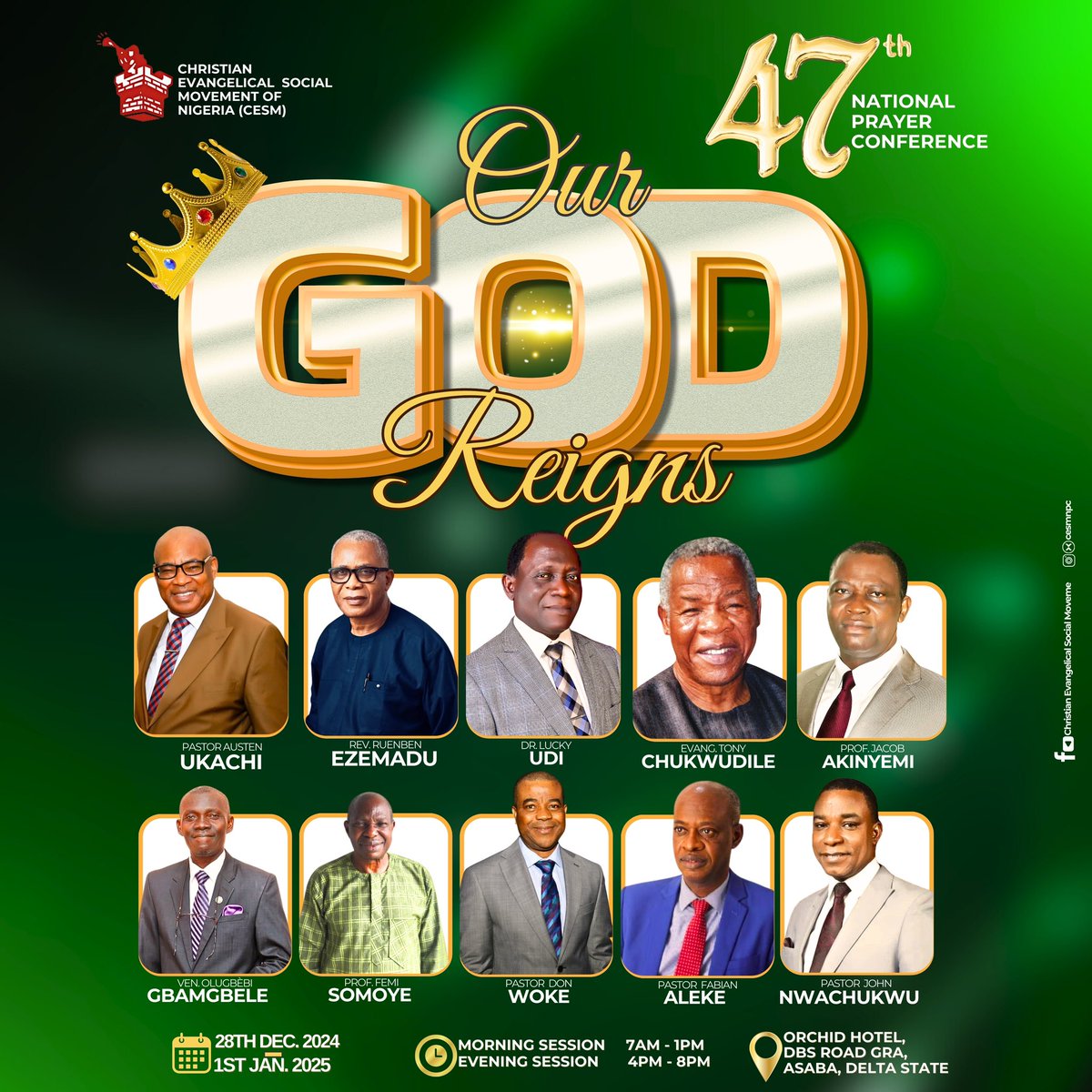 cesmnpc's tweet image. CESM 47th National Prayer Conference! 

Get ready for a divine encounter that will shift your life into a new dimension! 🚀

Don’t miss this! Register now 👉bit.ly/CESMNPC2024REG

Come expecting—Heaven is about to open! 

#CESM #NationalPrayerConference #OurGodReigns