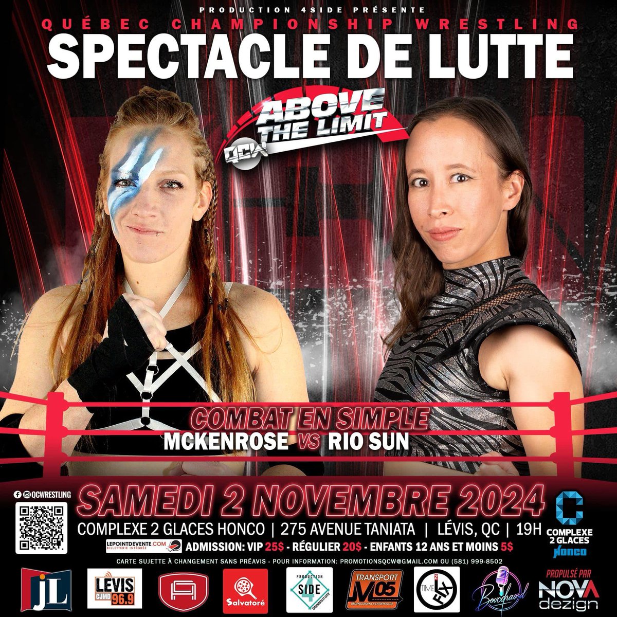 QCW Wrestling (Les Promotions QCW) tweet media