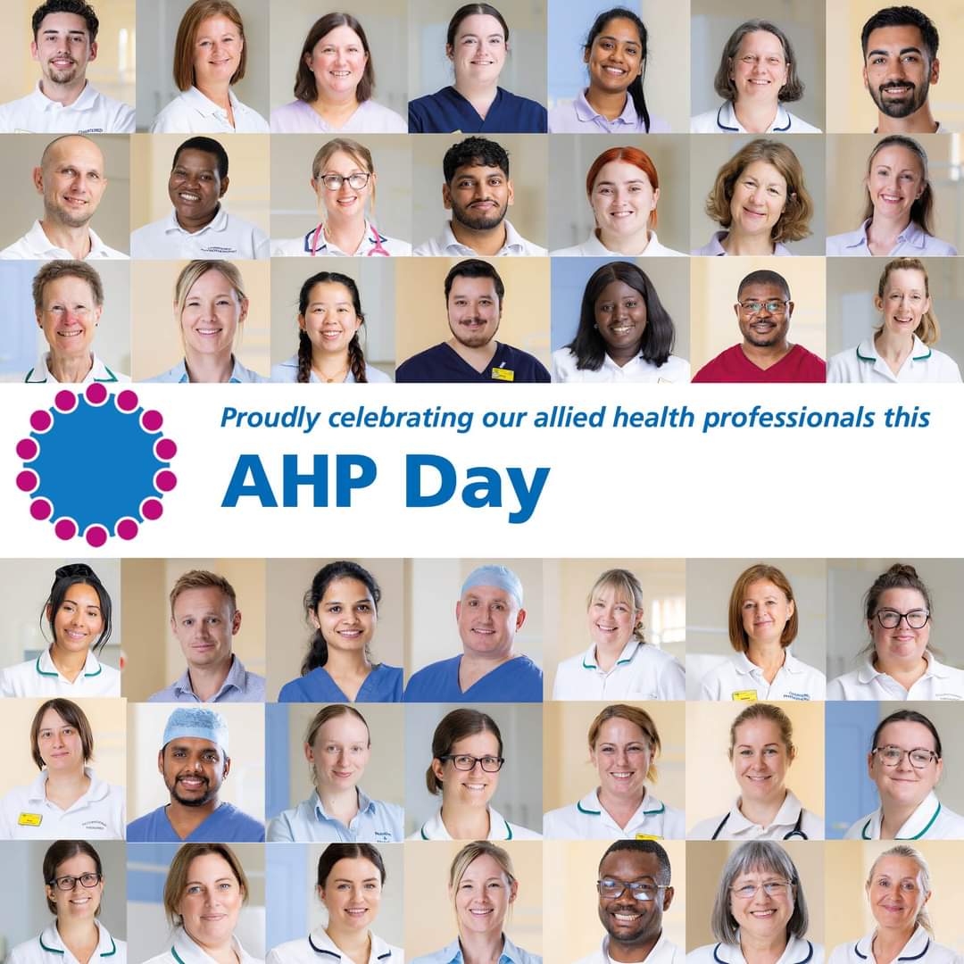 Happy AHPs Day <a href="/TherapiesEKHUFT/">EKHUFT Therapies</a> - recognise a few familiar faces <a href="/LBlowerlimbphys/">Laura Bennett</a> <a href="/curlywotto/">Chris Watts</a> <a href="/JenFernandes2/">Jennifer Fernandes</a> <a href="/Fairclo1Siobhan/">Siobhan Fairclough</a> <a href="/AndreaR61700820/">Andrea Reid</a> <a href="/janekent80/">Jane Kent</a>