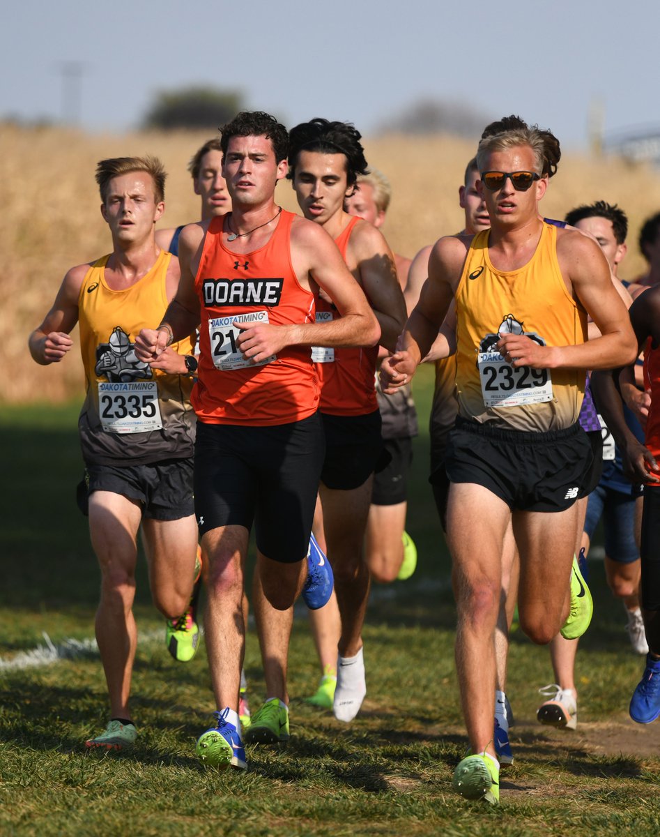 Doane Cross Country (@doanexc) on Twitter photo What is our team culture like?
This photo answers that.
Michael Grigsby a junior from <a href="/ENHSXC/">Elkhorn North XC</a> was stepped on in the first 400m and lost his shoe. He ran with the top group for the first half of the race. He finished in 21st place, was our 5th runner, and ran a lifetime best! What is our team culture like?
This photo answers that.
Michael Grigsby a junior from <a href="/ENHSXC/">Elkhorn North XC</a> was stepped on in the first 400m and lost his shoe. He ran with the top group for the first half of the race. He finished in 21st place, was our 5th runner, and ran a lifetime best!