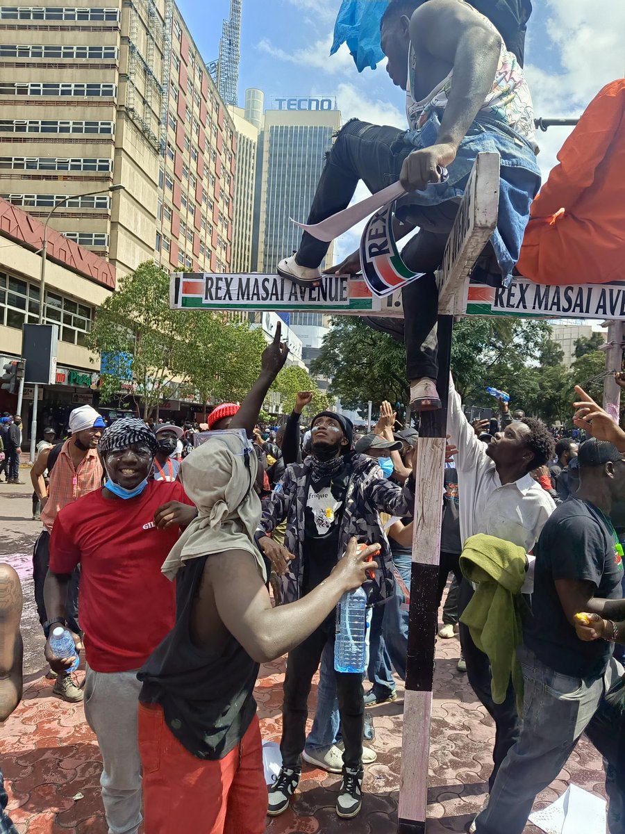 If this post appears on your TL, type #OccupyUhuruPark