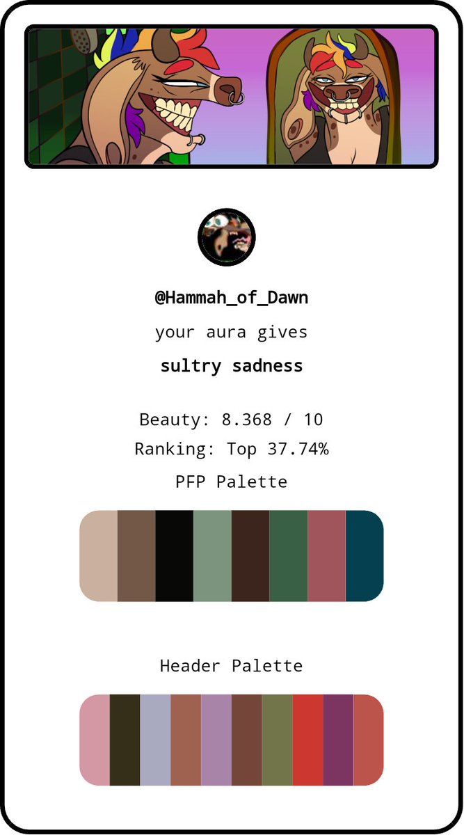Hammah_of_Dawn's tweet photo. Sultry Sadness
I guess that fucking fits https://t.co/CIALWgcr06