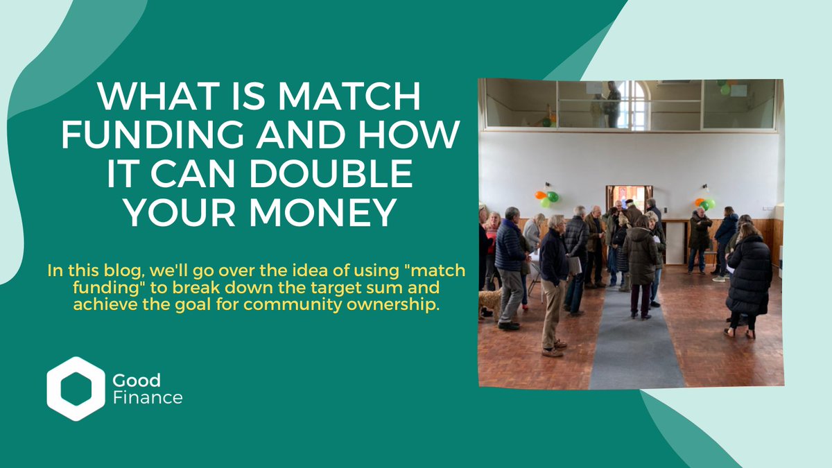 GoodFinanceUK's tweet photo. 💸 Curious about match funding? Learn how it can help you double your money and reach your community ownership goals faster.  

Find out more ⬇️

https://t.co/283s1coEXk

#MatchFunding #CrowdfundingTips #CommunityOwnership https://t.co/y4ZcTRQqZ5