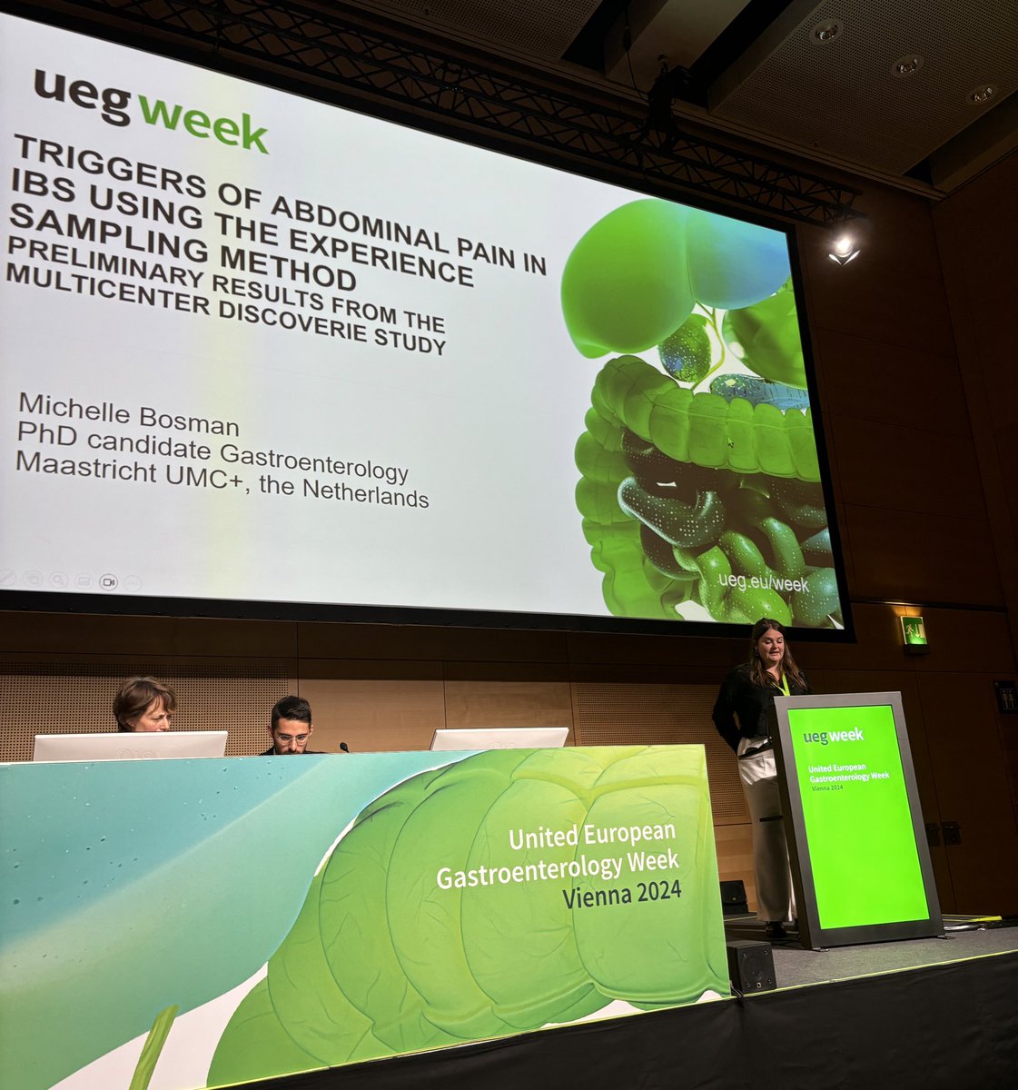Michelle (@michellebosman_) on Twitter photo Best Abstract Presentation Prize at #UEGW2024🥇 Honored to present our Experience Sampling Method study on triggers of abdominal pain in #IBS patients with data from <a href="/DiscoverieEU/">Discoverie</a> Best Abstract Presentation Prize at #UEGW2024🥇 Honored to present our Experience Sampling Method study on triggers of abdominal pain in #IBS patients with data from <a href="/DiscoverieEU/">Discoverie</a>