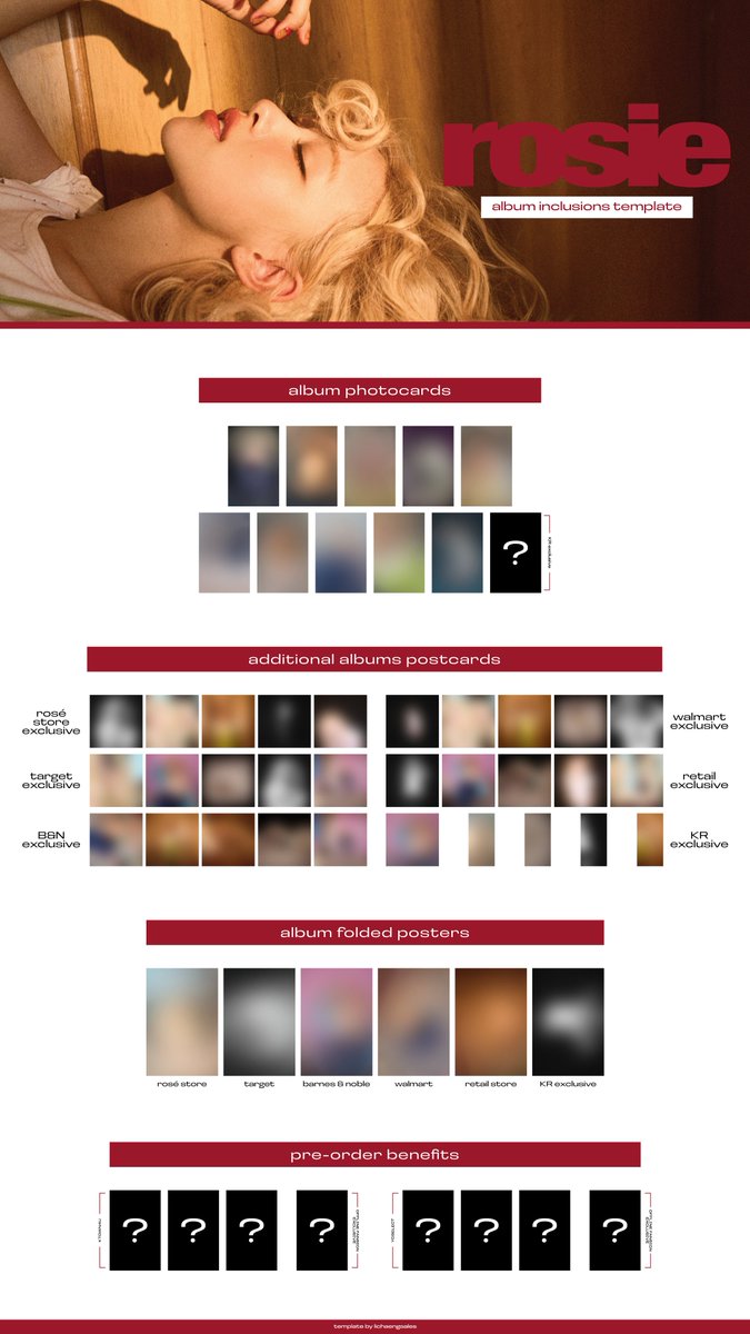 lichaengcollect's tweet photo. ROSÉ "rosie" first studio album inclusion template! An update will be made once the album is out (load in 4K for a better download quality) ❤️

Please DO NOT remove credits 🥹
#ROSÉ #로제 #ROSIEBYROSÉ #rosie https://t.co/A301Sh6K8c