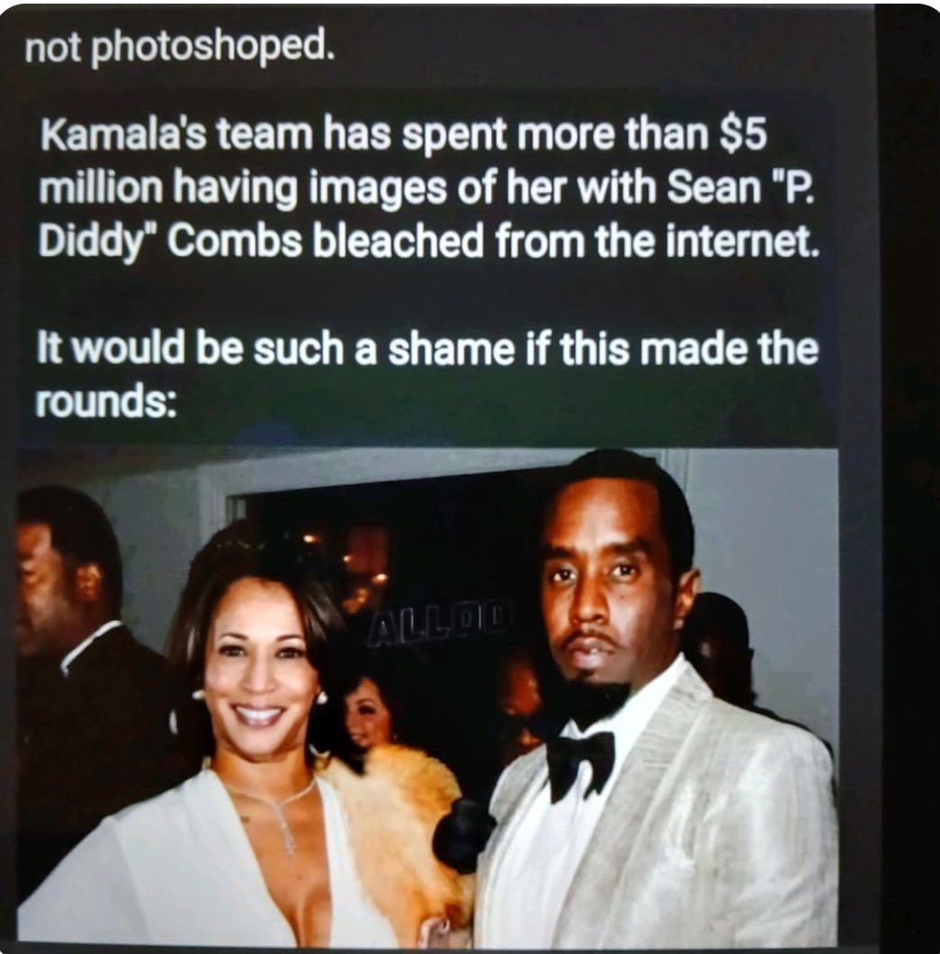 Wonder if she was black, or Indian that night?