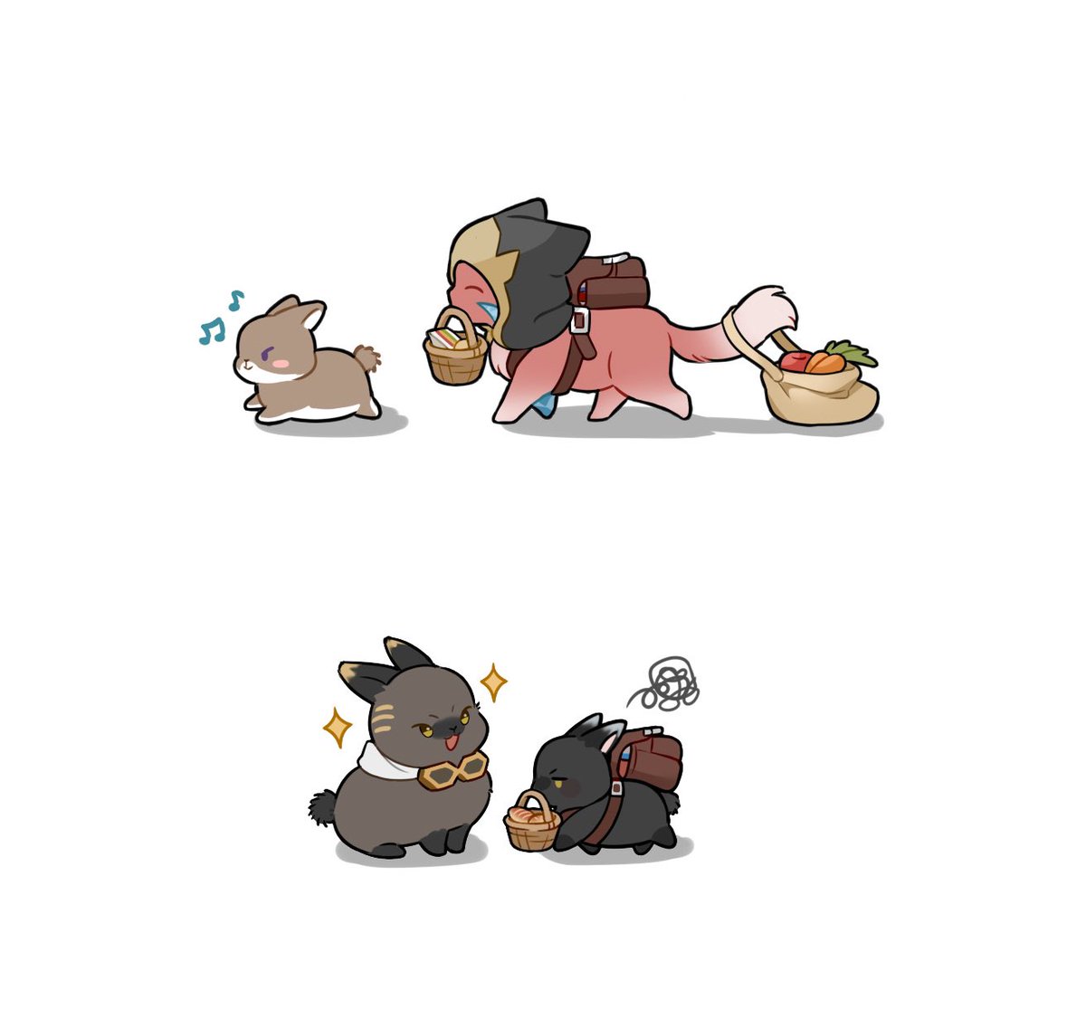 小兔上学😽😽