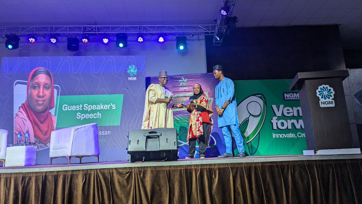 OutSourceGbl's tweet image. Our Founder &amp;amp; CEO, Amal Hassan attended the NGM Conference in Lagos, where she delivered an insightful lecture on the topic, “Think All Around The Box: Innovation and Creativity in Entrepreneurship and Personal Growth.”

#ThinkOutsideTheBox #OutsourceGlobal #NGMConference