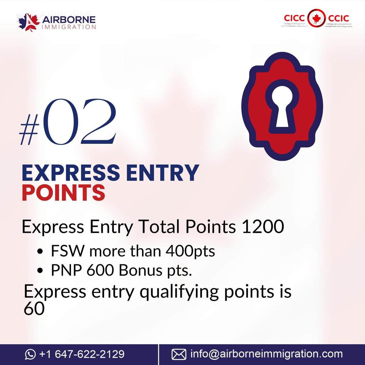 AirborneImmigr1's tweet image. Looking to move to Canada? Understanding Express Entry points is key! Whether you&apos;re aiming for permanent residency or seeking a work permit, it’s essential to know the ins and outs of the process.🛂
-----
🌐 airborneimmigration.com
.
#CanadaImmigration #ExpressEntrySystem