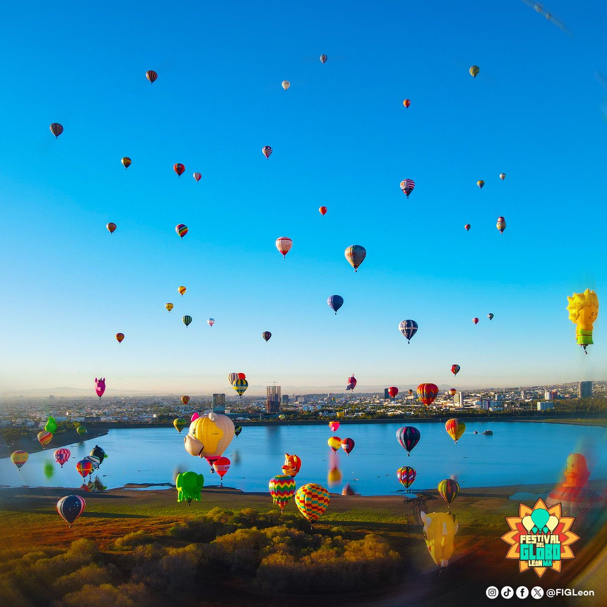 200 globos, un solo cielo. 
￼
￼
 ¡Vive el color y la emoción del despegue en el #FIG2024! ¡Nos vemos del 15 al 18 de noviembre! 
￼
￼
 Boletos aquí 
￼
 bit.ly/BOLETOSFIG- y OXXO de León 
￼