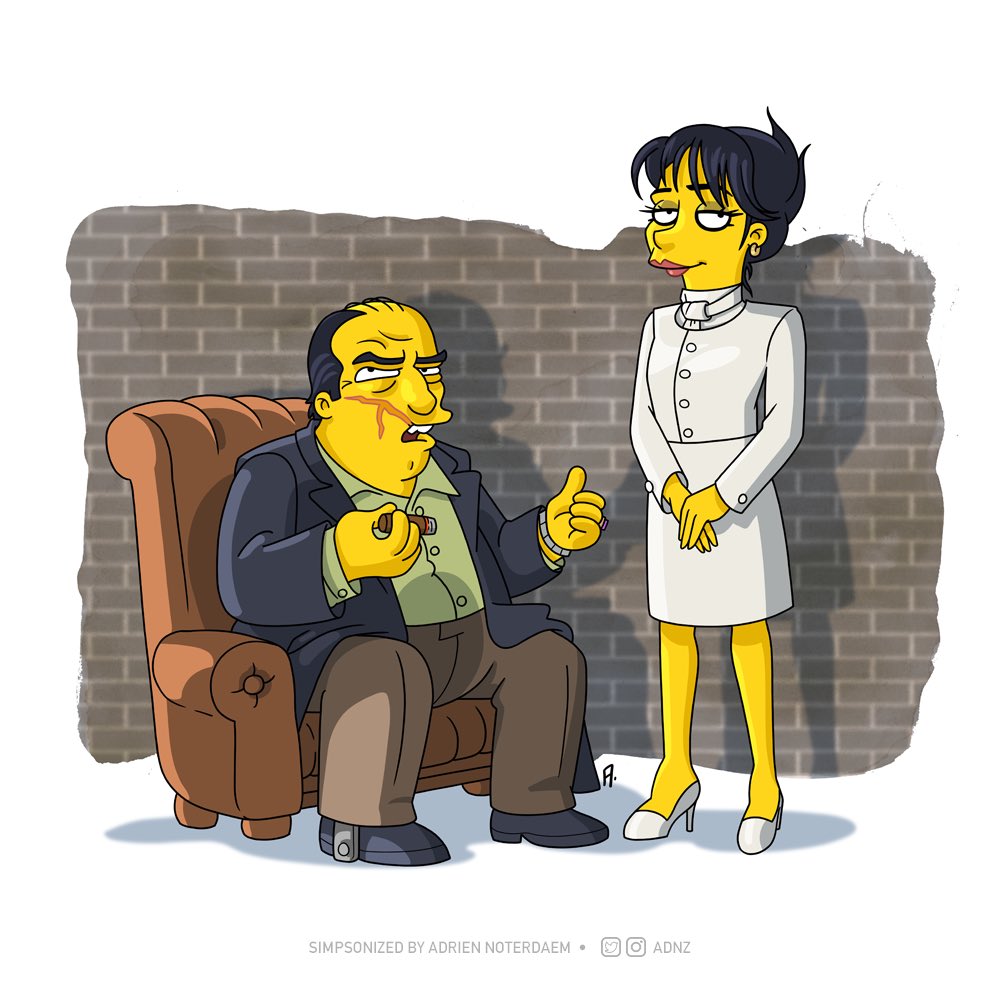 ADNz's tweet image. Monday, #ThePenguin Day!🤓#Simpsonized