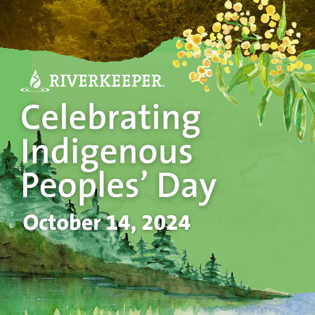Today, we celebrate Indigenous Peoples' Day and honor their enduring legacy as original stewards of the land and waterways. Let’s honor this legacy of stewardship by working together to keep our waterways healthy for all the life that depends on them. #IndigenousPeoplesDay