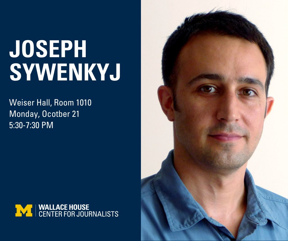 🌍✨ Next Monday, our fellow Joseph Sywenkyj will take the stage as the distinguished lecturer for the <a href="/umichWCEE/">Weiser Center for Europe and Eurasia</a>! Sywenkyj will share his unique insights and captivating stories. 🎤

Event Details 👉 loom.ly/NwK0hV4
#Photography #Ukraine