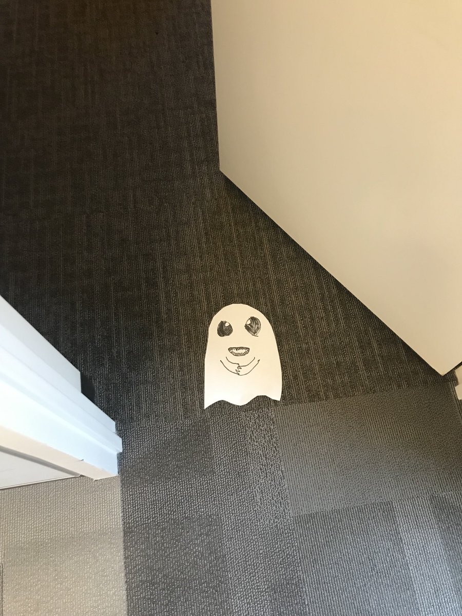 It’s officially spooky season. This greeted me when I opened my office door this morning.