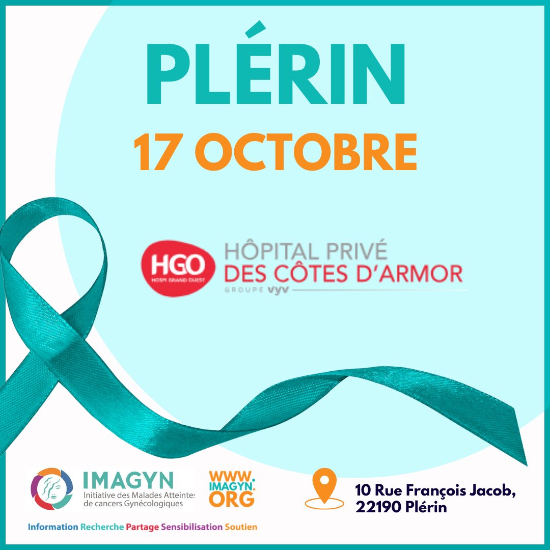 Dernières dates pour Septembre Turquoise 💙 Mois de sensibilisation et d’information sur les cancers gynécologiques : prévention, dépistage, accompagnement dans la maladie.