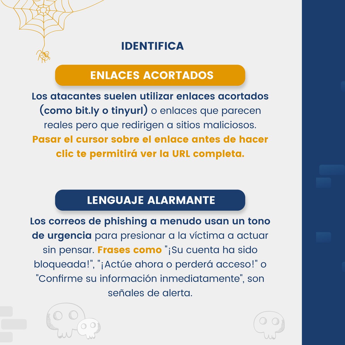 DTIUdeC's tweet photo. No podíamos hacer la campaña sin mencionar a los  phishing 🎣 ❌ Una de las estafas más comunes que recibimos a nivel institucional 💻

Es importante que sepas identificarlos, ya que de esta manera podemos ayudar a evitar que el phishing se propague👾 https://t.co/buQifUEOBa