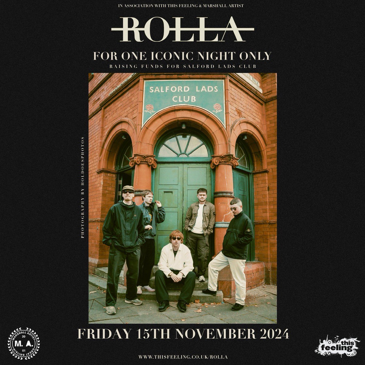 Just announced 🎸 <a href="/ROLLA2020/">ROLLA</a> Manchester <a href="/salfordladsclub/">Salford Lads' Club</a> on sale Friday 10am