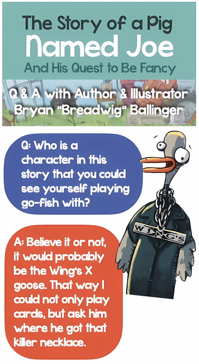 A Pig Named Joe and His Quest To Be Fancy Q/A. bit.ly/JoePig