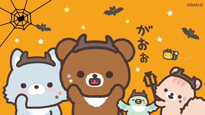 Trick or treat!
If you don't give me sweets, I'll ROAR! 🎃🦇