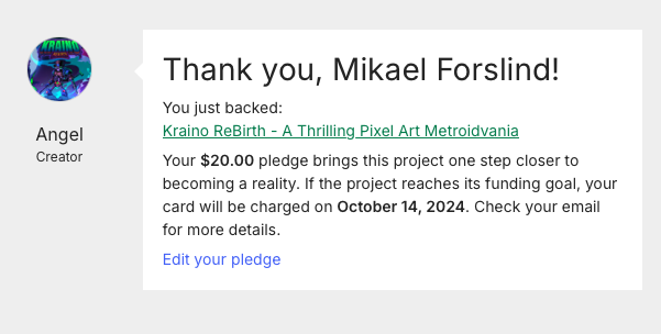 I just backed Kraino ReBirth :)