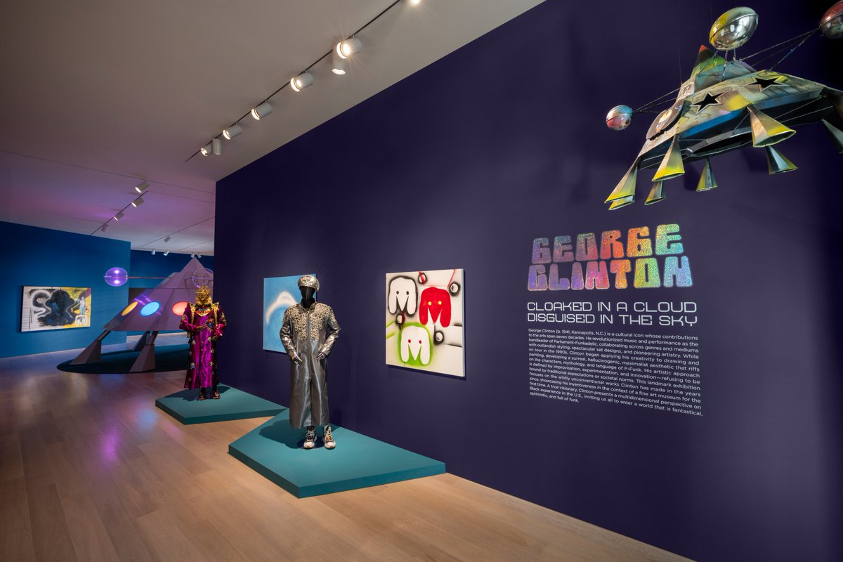 The first major museum exhibition of George Clinton’s fine art is on view and ready to immerse you in the world of Parliament-Funkadelic at #SCADMOA. Check out “Mothership” and so many more amazing works by George Clinton now through Jan. 27, 2025.