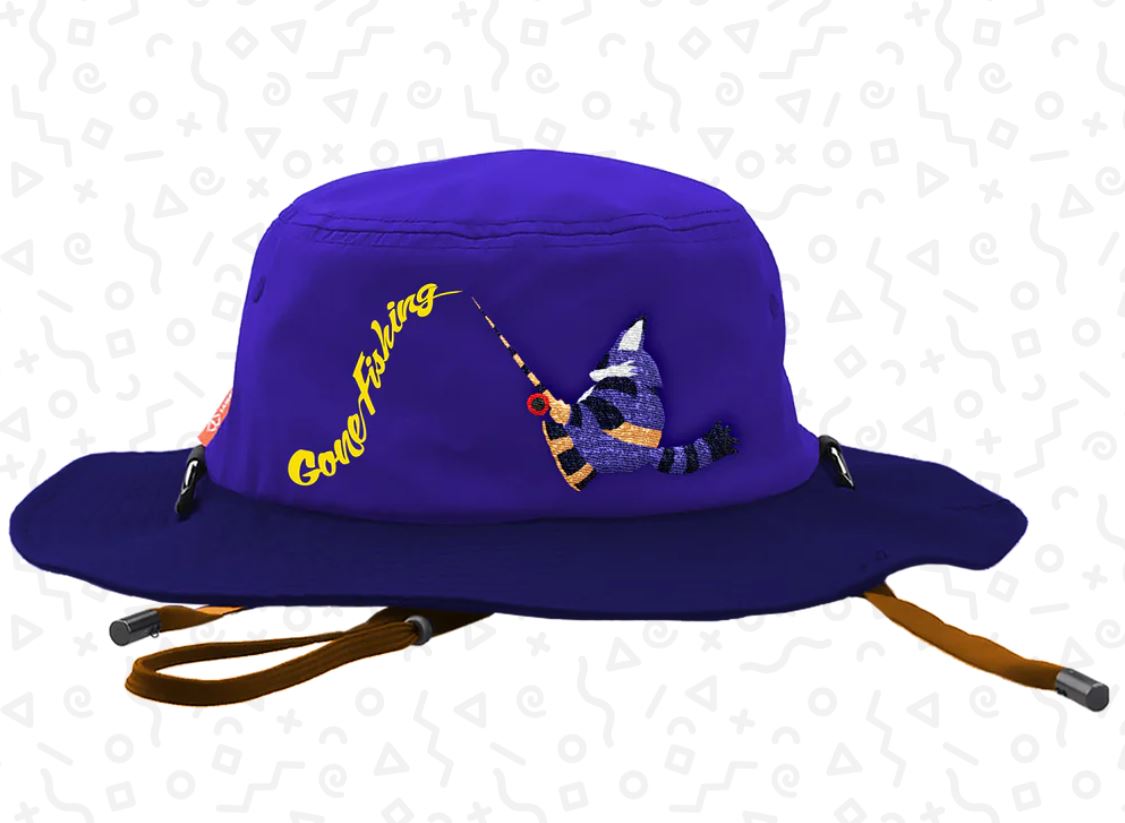Big the Cat now has a fishing hat. I repeat, Big the Cat now has a fishing hat.