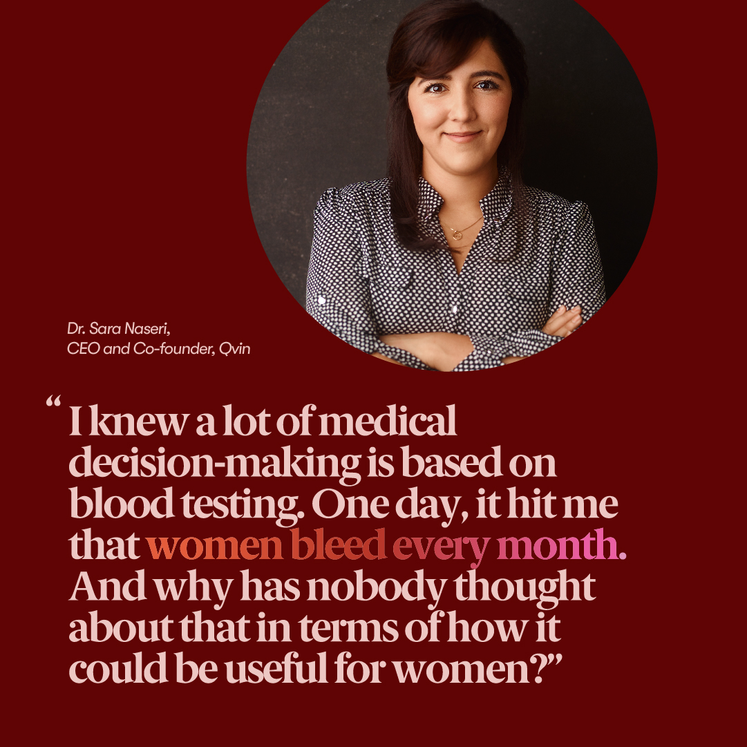 🙌 Qvin's mission is to empower people who menstruate by giving them access to regular insights about their health for early detection and monitoring.  #PeriodPower 🩸💪

#QPad #EmpowerYourHealth #WomensHealth #HealthIsWealth