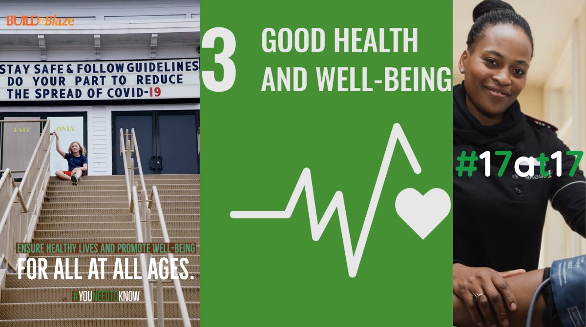 Good Health and Well-being.

#17at17 for #SDGs
Our annual event dedicated to the #GlobalGoals
Is back for 17 weeks! 

This week we mark Good Health and Well-being with #GlobalHandwashingDay

Join us!
#BetheChange
<a href="/BuildnBlazeTV/">Build n Blaze TV</a>