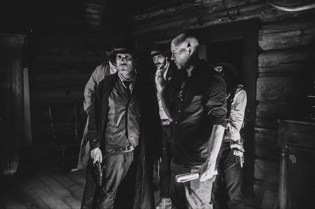 All wrapped up in Arizona. Coming Soon 🍻 #western #westernhorror