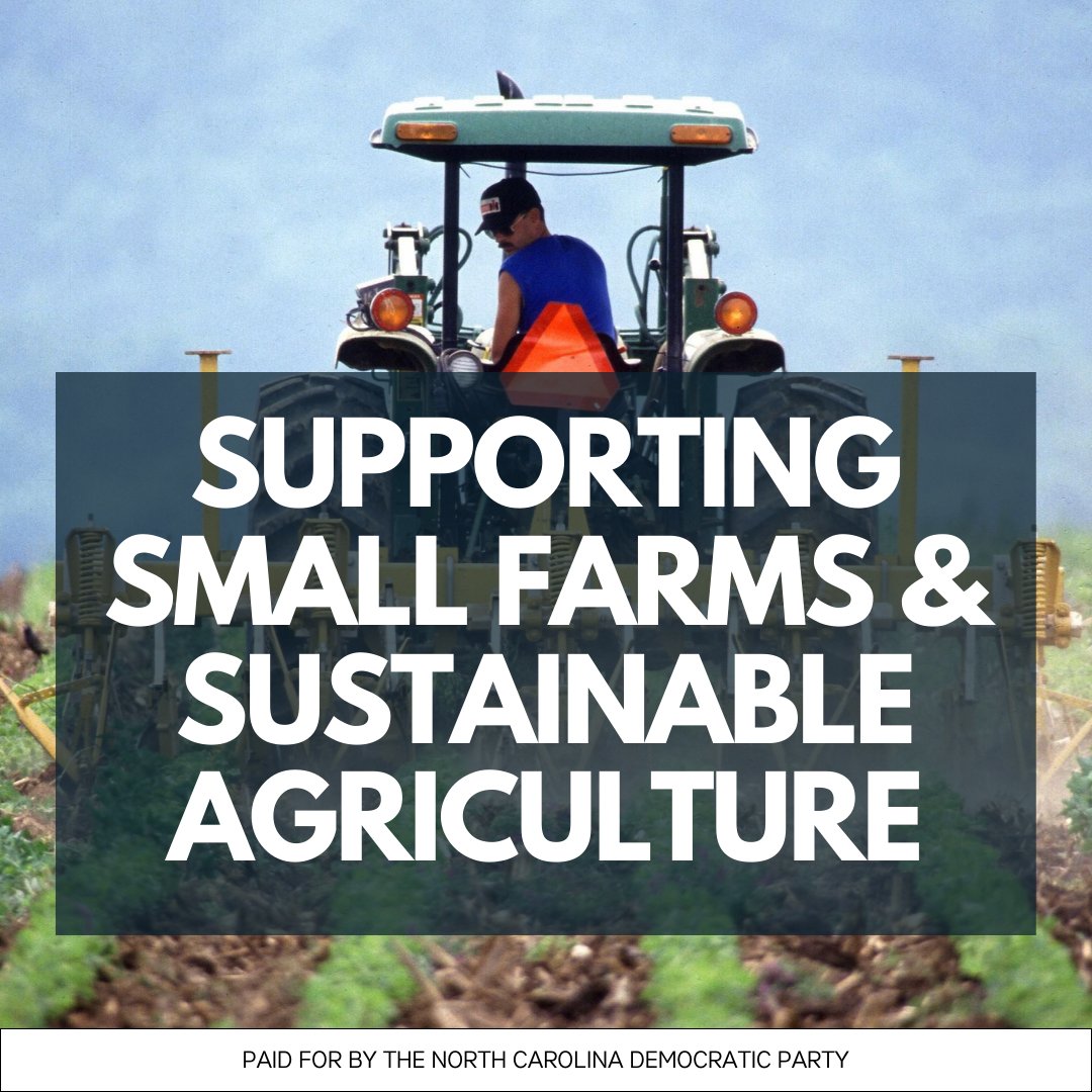 In 2024, Democrats introduced multiple bills to help small farms and promote sustainable agriculture. The GOP supermajority? No votes. No hearings. No concern for our farmers. Our agricultural system deserve better.