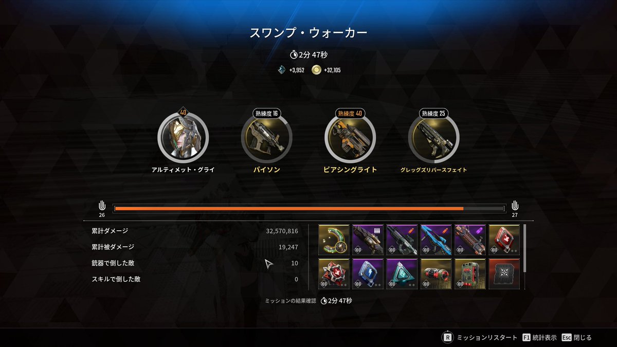 6%を91週かけると思わなかった(途中確率補助剤で20回ぐらい10％の抽選受けてる)